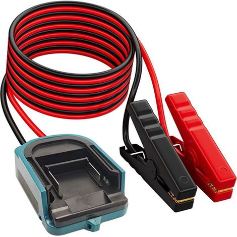 Pinzas de arranque para batería de litio de 18 V, enchufe portátil de 12 AWG, arrancador de batería de litio (1/2)
