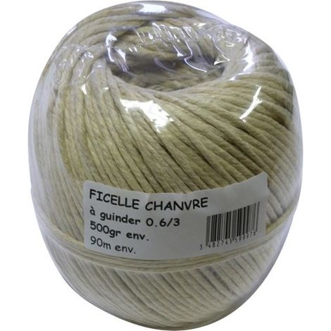 CORDERIE TOURNONAISE - Ficelle à guinder pelote de 500g 04/4