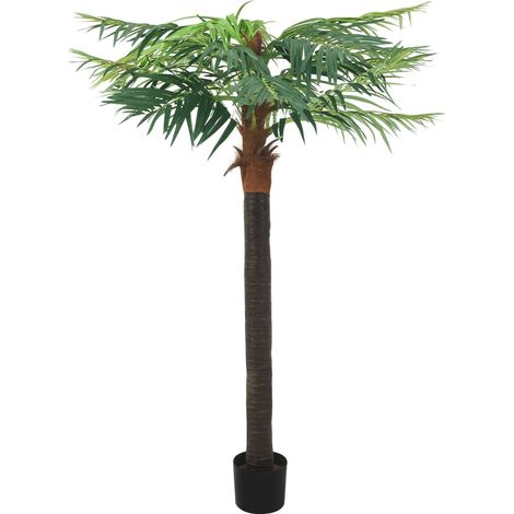 Palmera fénix artificial con macetero 215 cm verde