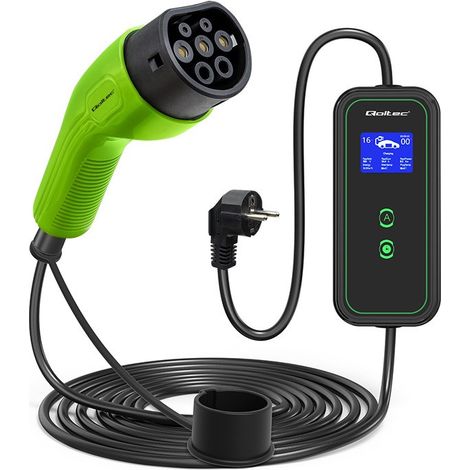 Borne de recharge Qoltec 3.5 kW 230 V portable (1/5)