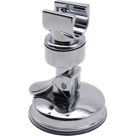 Lntyq Support de Douche, Support Pommeau de Douche à Ventouse Sans perçage, Support Douchette Réglable, Support de Pommeau de douche Universel avec Ventouse pour Accessoires de Salle de Bain (1/4)