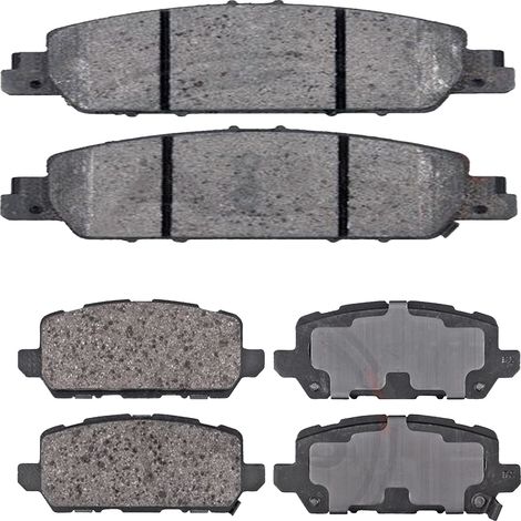 KIT PASTIGLIE FRENO ANTERIORI E POSTERIORI compatibile con HONDA LEGEND IV (KB) / PASTIGLIE FRENANTI AUTO OEM FDB905,FDB956 / SOSTITUZIONE DIRETTA / BASSA POLVERE / SILENZIOSO (1/4)