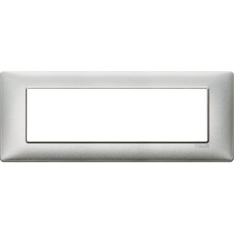 VIMAR - 14657.71 Placca 7M Silver