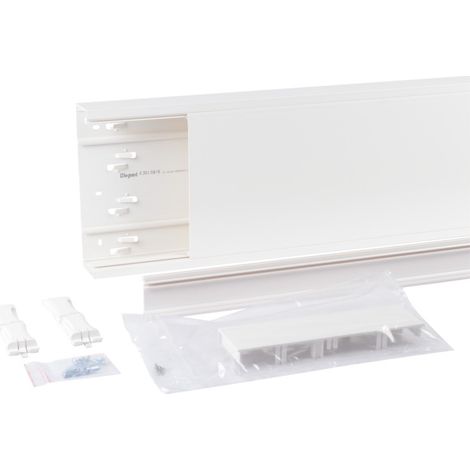 LEGRAND GOULOTTE GTL COMPLÈTE DRIVIA 13 - MI-LONGUEUR - 65 X 250 MM - AVEC 1 COUVERCLE LEG030108