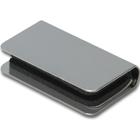 FONSEGRIVE Magnetschnapper-Gegenstück für Glas,Glasstärke 6 mm verchromt poliert
