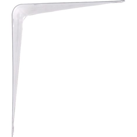 Équerre pour étagère, Blanc, 10 par 30,5 cm, 1-pack