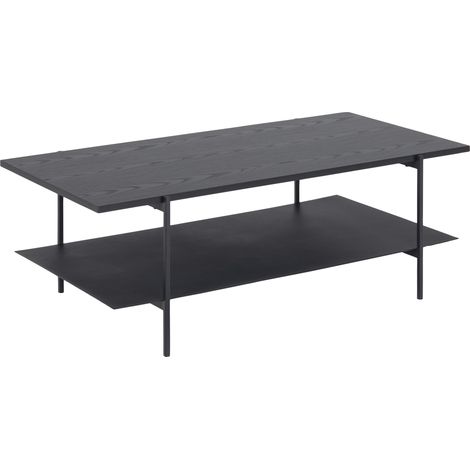 Angus Table basse avec 1 espace de rangement, noir. (1/5)