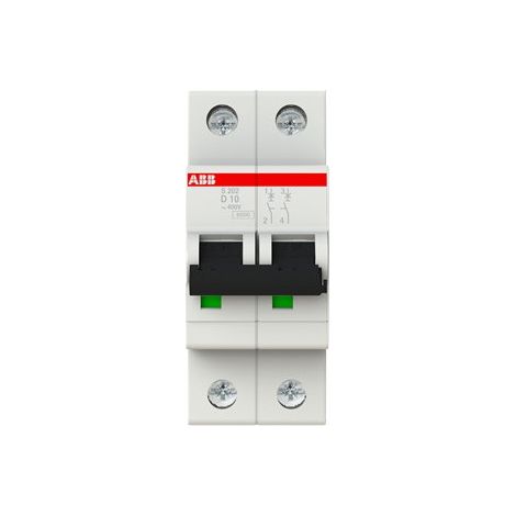 ABB S202-D16 Sicherungsautomat D-Char., 6 kA, 16 A, 2P 2CDS252001R0161