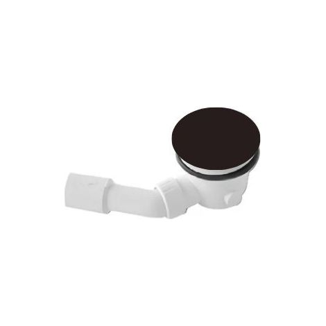 Piletta con sifone per piatto doccia dia. 90 mm tappo in ceramica