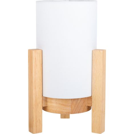 Naeve MADITA Lampe de table cylindrique LED rechargeable à intensité variable de 25 cm, blanche 2955 K, capteur tactile (1/5)