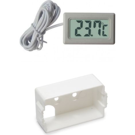 TERMOMETRO + SUPPORTO SONDA CM 90 DIGITALE BATTERIE COMPRESE  RF 1000 + RF 1001 (1/3)