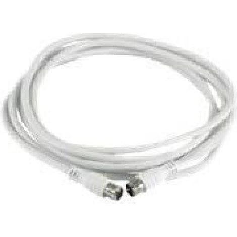 Câble d'antenne ETG 30 - 3m - Connecteur F - Blanc