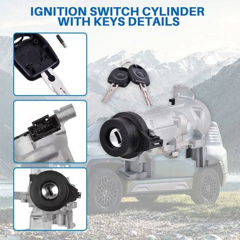 Ein Hochleistungs-Zündschlossgehäuse mit Schlüssel, passend für Volkswagen Passat und Golf 5/6. Präzise, langlebig, sicher und zuverlässig – Reparatur und Austausch des Zündsystems 1K0905851B