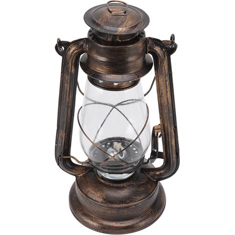 Lampe à pétrole en verre, chandelier, lanterne, lampe à huile, lampe en fer pour accessoires de photographie, décorations, articles d'ameublement (1/5)