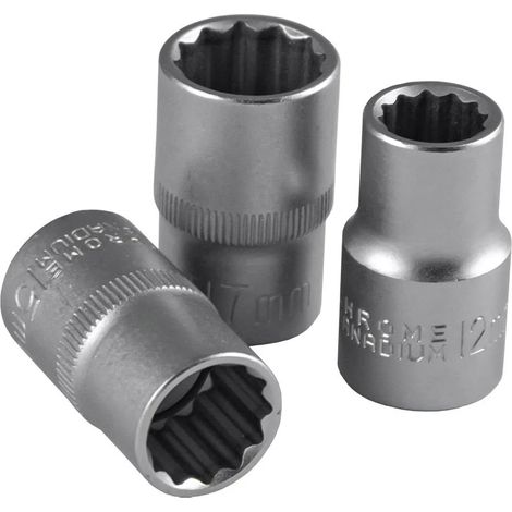 Llave de vaso jbm xzn diseño de 12 puntos acabado pulido
