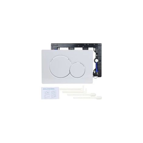 Geberit Sigma 30 WC-Betätigungsplatte – Robuster Kunststoff – Werkzeuglose Montage – Elegantes, minimalistisches Design – SIGMA01
