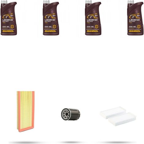 Kit tagliando 3 FILTRI e 4L OLIO compatibile con Citroen C4 Space Tourer 1.2 PureTech 81kw dal 2018 (1/4)
