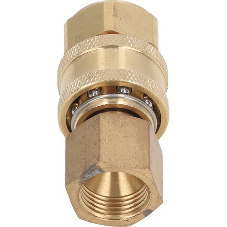 5000 PSI Hochdruckreiniger-Anschluss, Schlauchadapter, Stecker-Buchse-Verbindungen, M18x1,5 mm Innengewinde, Stecker und Buchse für Waschmaschine (1/5)