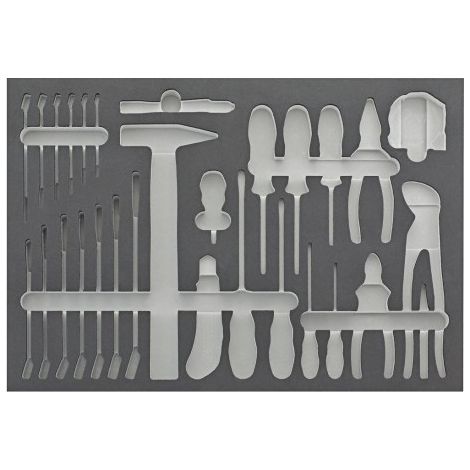 Module d'outils 3/3 vide pour outillage à main FORTIS