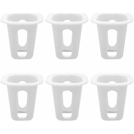Ensemble de 50 pièces comprenant des godets, des paniers et des filets à fentes en plastique pour la culture hydroponique, l'aquaponie et les orchidées. (1/3)