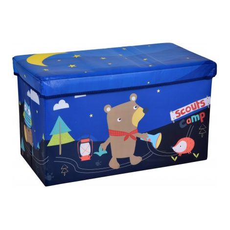 Contenedor de juguetes de osito de peluche