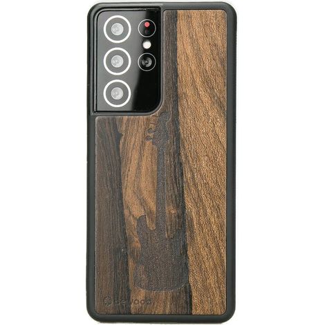 Holzkoffer für Samsung Galaxy S21 Ultra, Gitarre Ziricote (1/3)