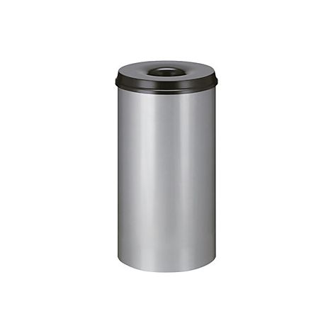 Papelera de seguridad acero autoextinguible capacidad 50 l (1/4)