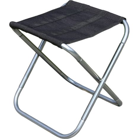 Tabouret Pliant Ultra Léger en Alliage D Aluminium et Tissu Oxford Chaise de Camping Compacte 28 par 23 par 25 Cm Portable Randonnée (1/4)