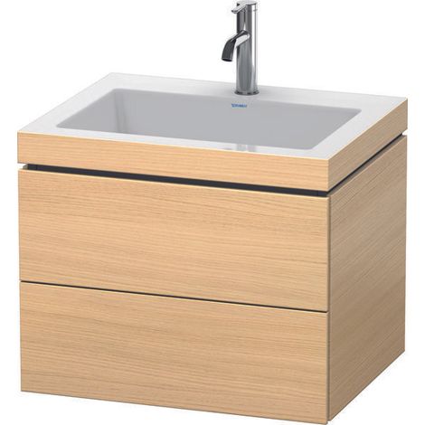 Duravit L-Cube c-bonded Ensemble suspendu, 2 tiroirs, sans (1/3)