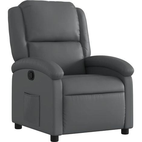 Maison Exclusive - Relaxsessel Grau Kunstleder