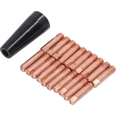 20 Pièces Pistolet de Soudage Buses Buse sans Gaz Pistolet MIG Kit de Soudage sans Gaz pour le Remplacement de la Buse