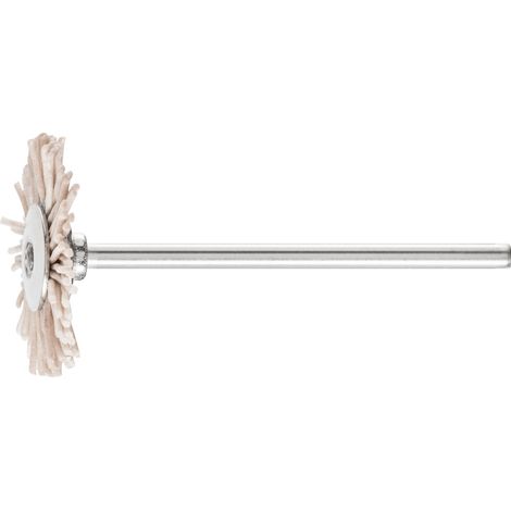 PFERD TOOLS Miniatur- Rundbürste RBU Ø 22x2 mm Schaft-Ø 2,34 mm Aluminium-Oxid-Filament-Ø 0,50mm Korn 320 10 Stk (1/4)