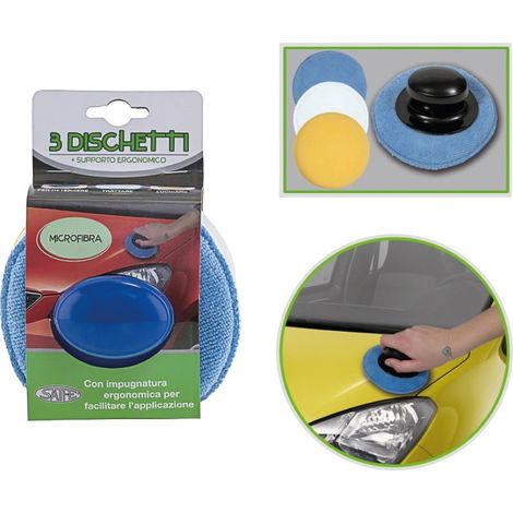 Kit dischi microfibra 3 pz con supporto rhutten - rhutten (1/2)
