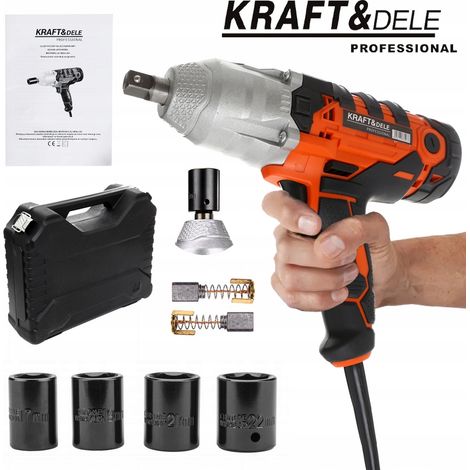 Llave de impacto eléctrica de 2200 W, 1/2", 720 Nm, con maletín. (1/5)