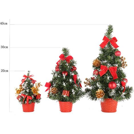 Mini-Tischweihnachtsbaum, Heimdekoration, kleiner Schreibtischschmuck, Partydekoration, Familiengeschenk.