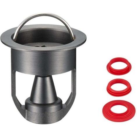 Siphon de sol désodorisant pour salle de bain, prévention du reflux d'égout et prévention des insectes, noyau tout en cuivre universel (gris) (1/4)