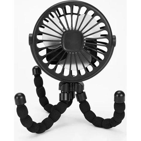 Multifunktionaler Schweinestuhl, tragbarer, USB-wiederaufladbarer Handventilator für Zuhause mit 3 Geschwindigkeitsstufen, ideal für Schüler und Babys (1/5)