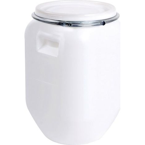 Fût Multi-usages 50l Blanc Stockage Alimentaire Polyvalent - Eda (1/2)