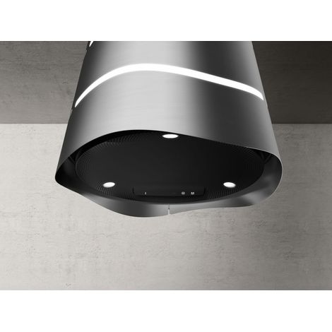 Elica Wave UX IX/F/51. Potenza massima di estrazione: 610 m³/h, Classe di efficienza dinamica del fluido: A, Classe di efficienza luminosa: A. Tipo: Sospeso, Colore del prodotto: Accia... - PRF0171194 (1/4)
