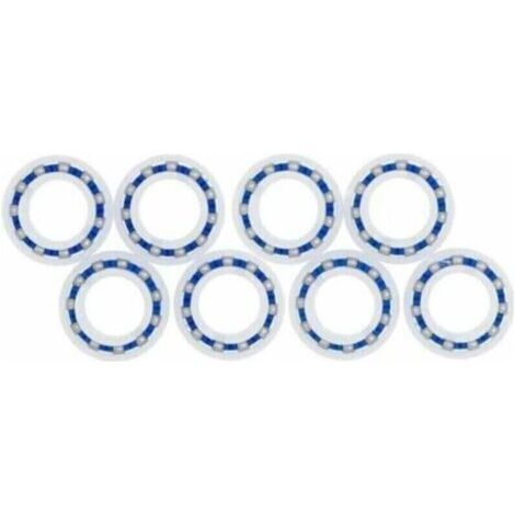 Juego de 8 rodamientos para ruedas de robot Polaris 280 180, compatibles con el limpiador de piscinas C60 C-60.