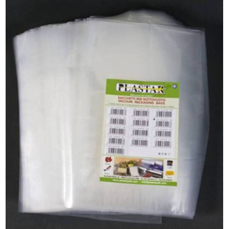 BUSTA GOFFRATA 15X25 CM P/SOTTOVUOTO 100 PZ