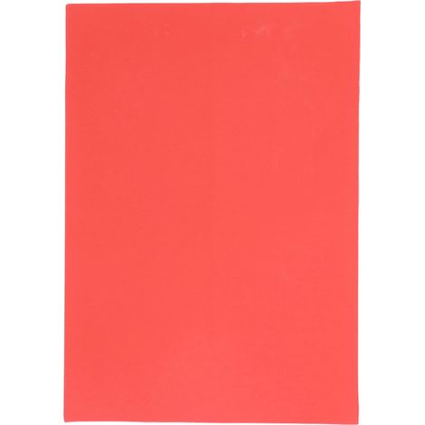 Ortviai Feuille de Caoutchouc pour Tampon A4 Rouge – Bloc de Gravure Souple et Flexible pour Machine à Graver au Laser
