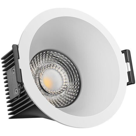 BUNTHAUS Plafonnier Encastré 25° Downlight Spot 6W 4000K LED Plafonnier Encastrable Blanc