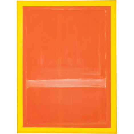 Toile Murale Déco "Moderne" 60x80cm Orange Fluo (1/3)