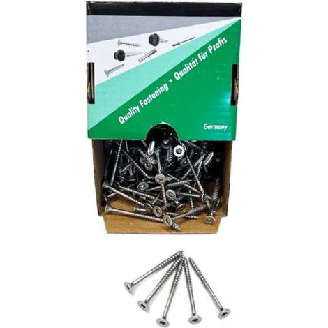 Jet-Edelstahl A2 Spanplattenschrauben TX25 5,0x60 100 Stck/Paket