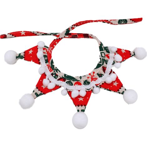 Festliche Haustieraccessoires, darunter einzigartige Weihnachtshalsbänder