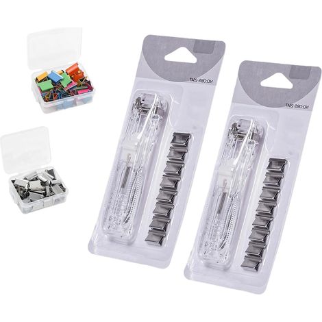 Agrafeuse compacte sans broches, avec poussoir d'agrafes, 2 (1/5)