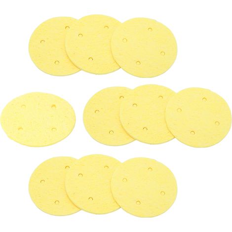 10 pièces 60mm Électrodes EMS Pads Conductive Réutilisables pour Électrothérapie (1/5)
