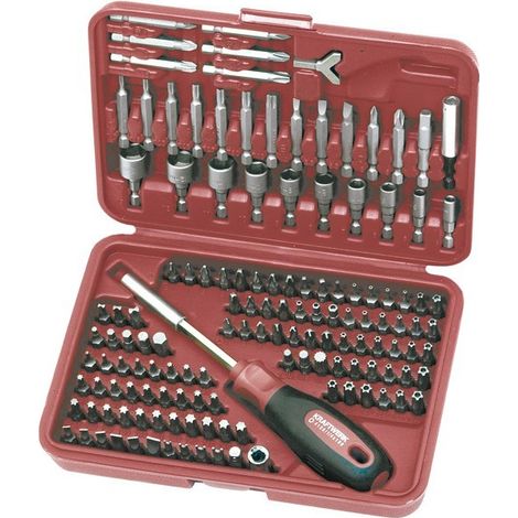 Ergokraft KRAFTWERK Bithalter-Schraubendreher-Set 138 Werkzeuge - 2778 (1/2)