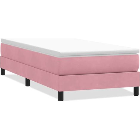 Maison Exclusive - Boxspringbett ohne Matratze Rosa 80x210 cm Sam (1/5)